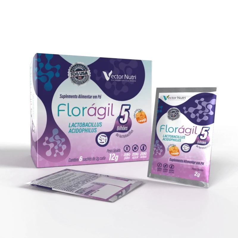 Florágil 5bi Lactobacillus Acidophilus Sachê